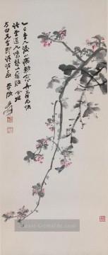 china - Chang dai chien crabapple Blüten 1965 alte China Tinte